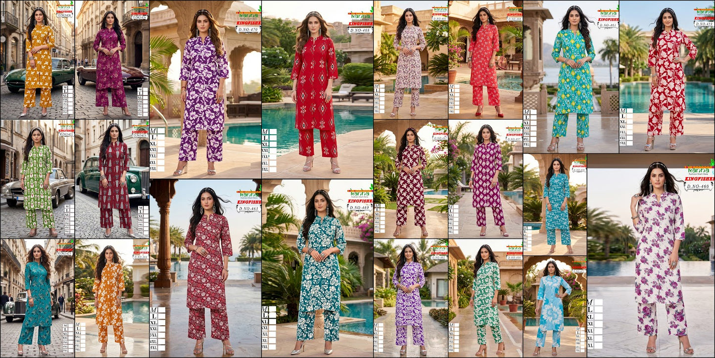 Kingfisher 060826 Kanha Liva Co Ord Set Exporter India