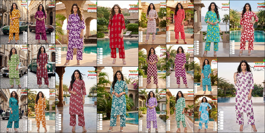 Kingfisher 060826 Kanha Liva Co Ord Set Exporter India