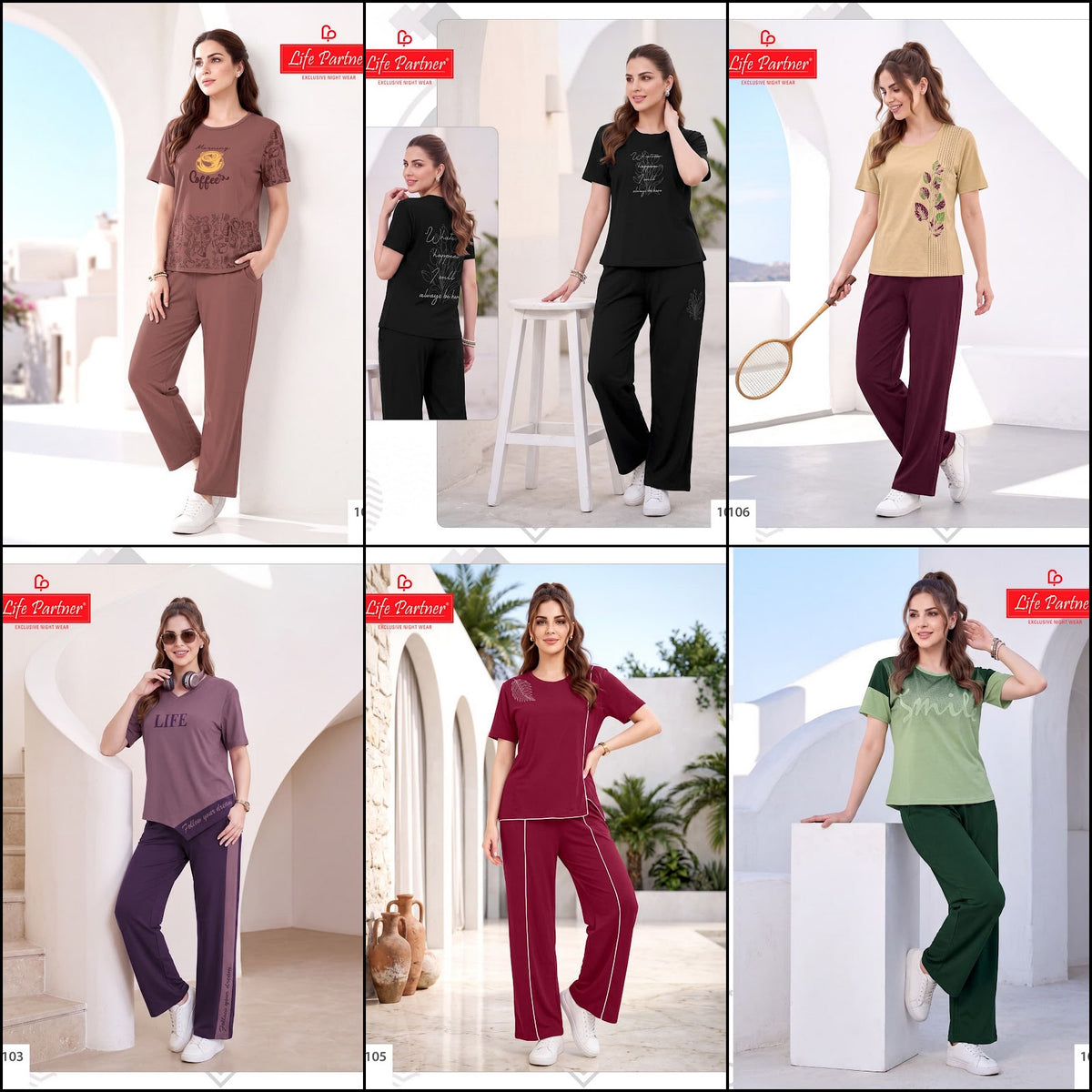 Korean Style 3009 Life Partner Imported Co Ord Set Wholesale Price