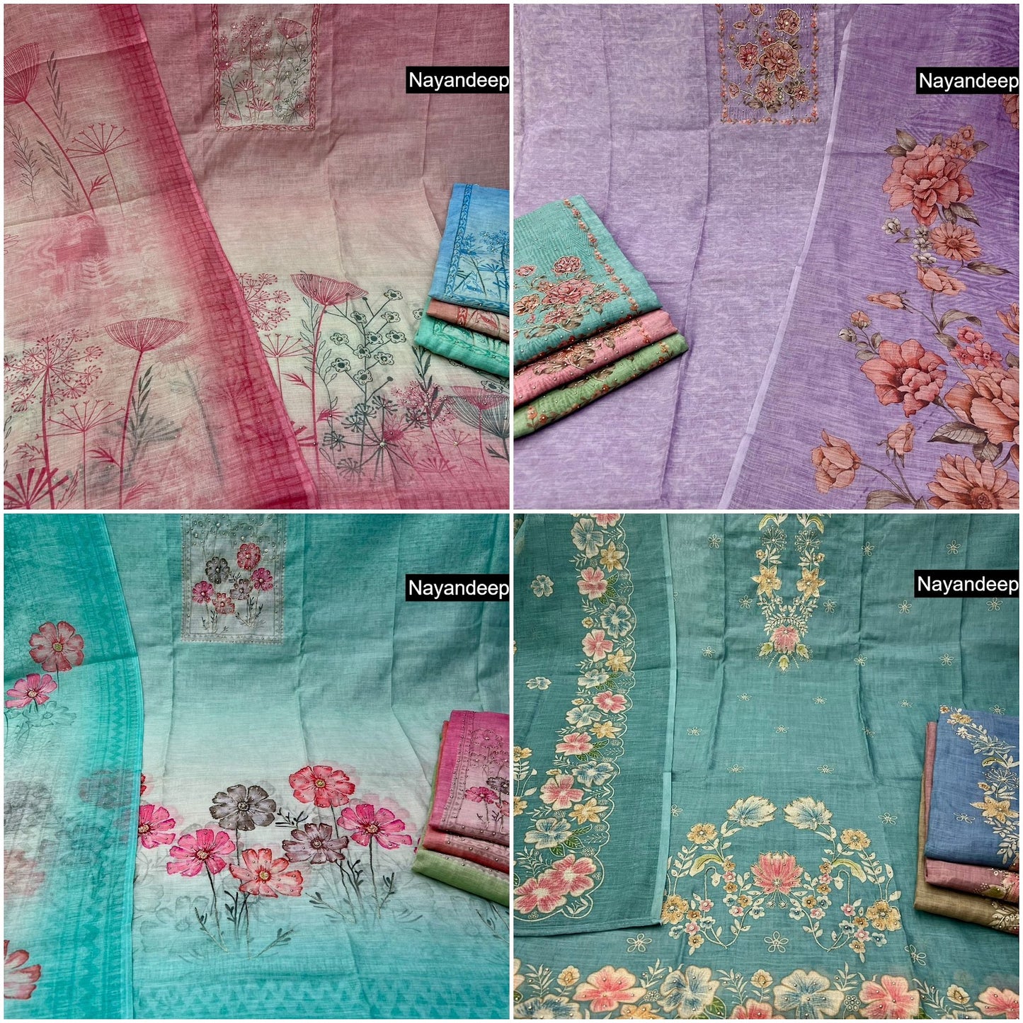 Krisha Nayandeep Linen Salwar Suits Manufacturer India