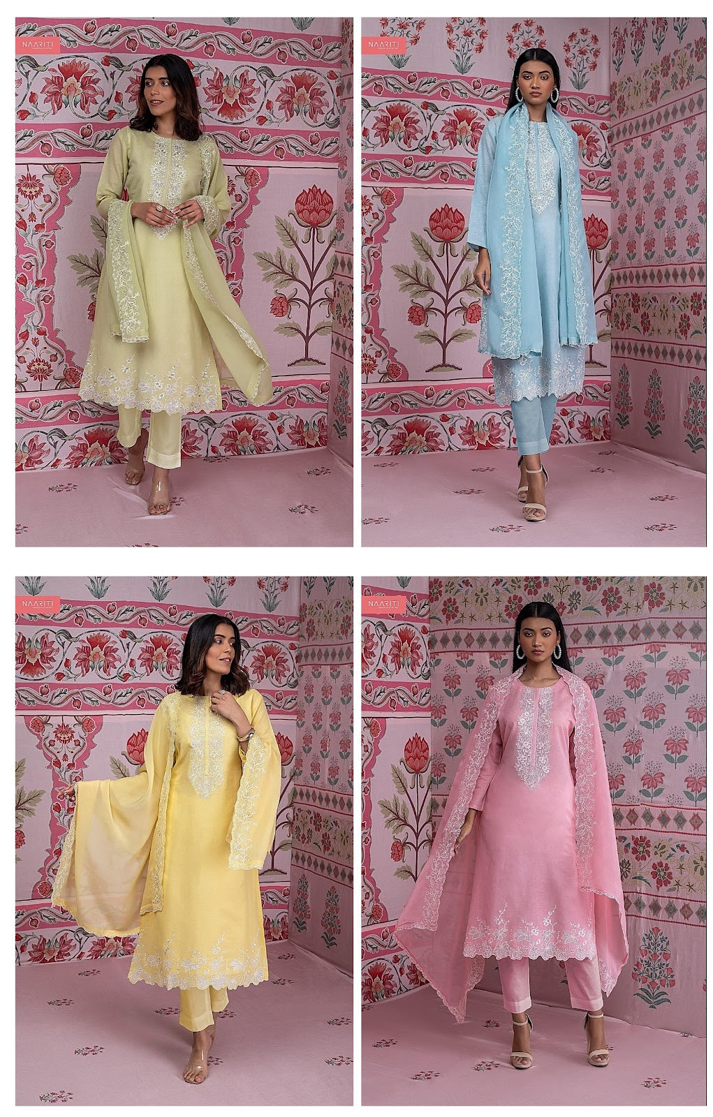 Kubrat Naariti Linen Pant Style Suits Wholesale Price