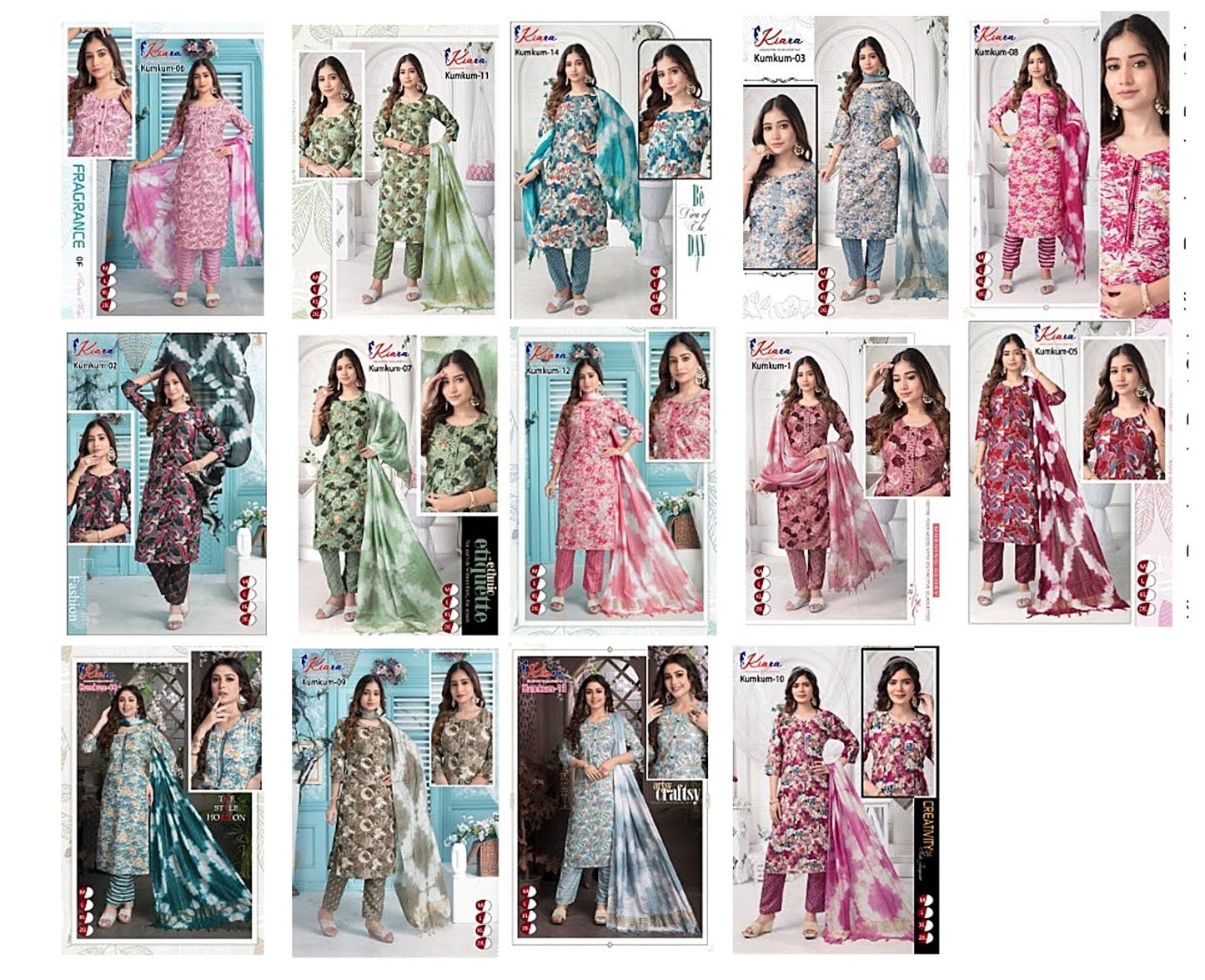 Kumkum Kiara Capsule Readymade Pant Style Suits Exporter India