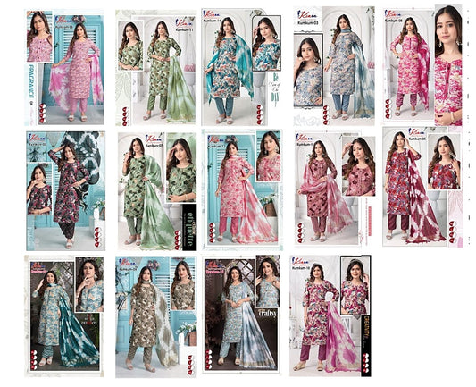 Kumkum Kiara Capsule Readymade Pant Style Suits Exporter India