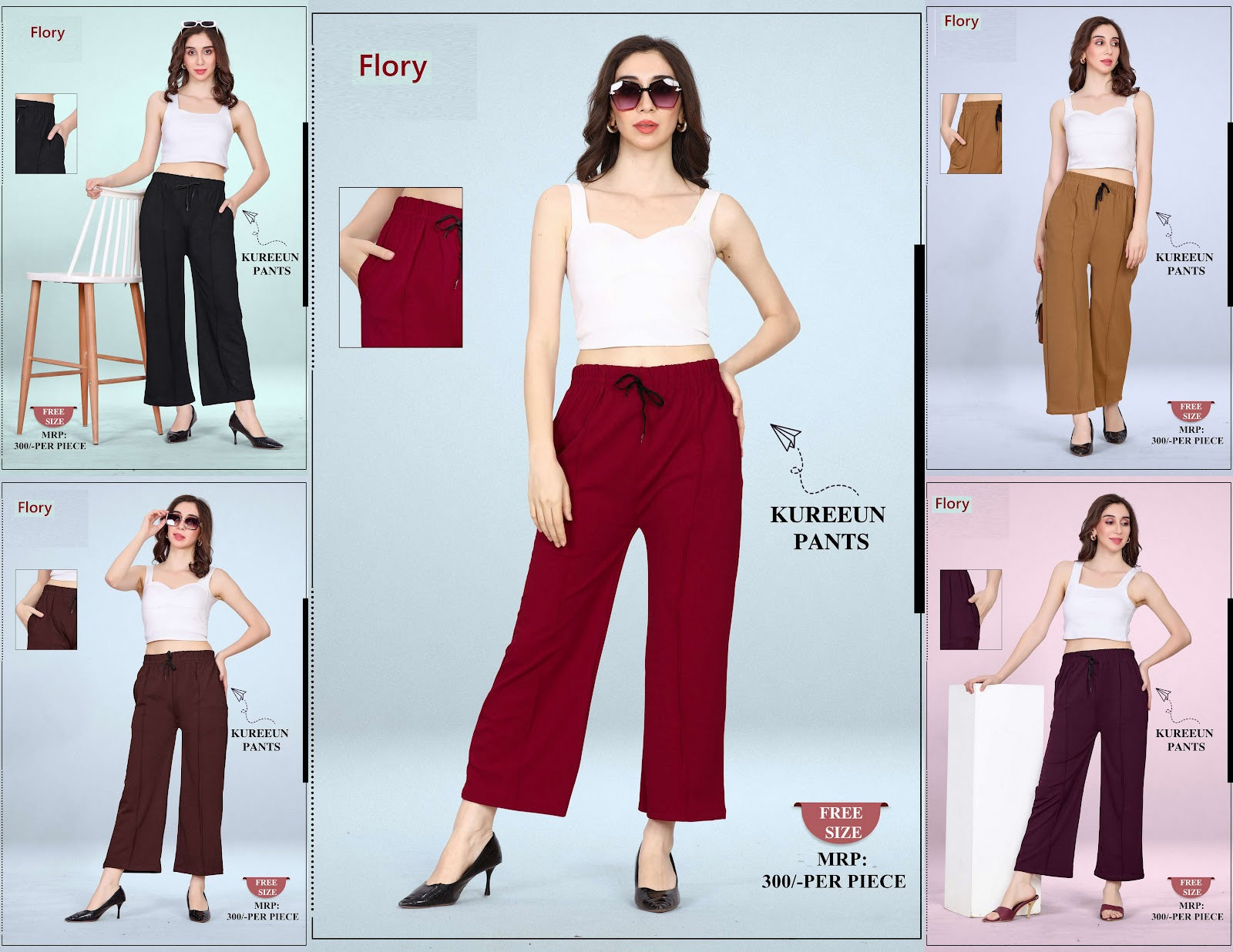 Kureeun Flory Women Pants Manufacturer Gujarat