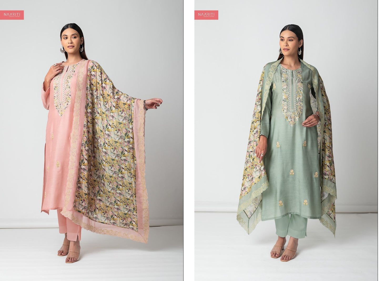 Laiq Naariti Muslin Pant Style Suits Wholesaler Ahmedabad