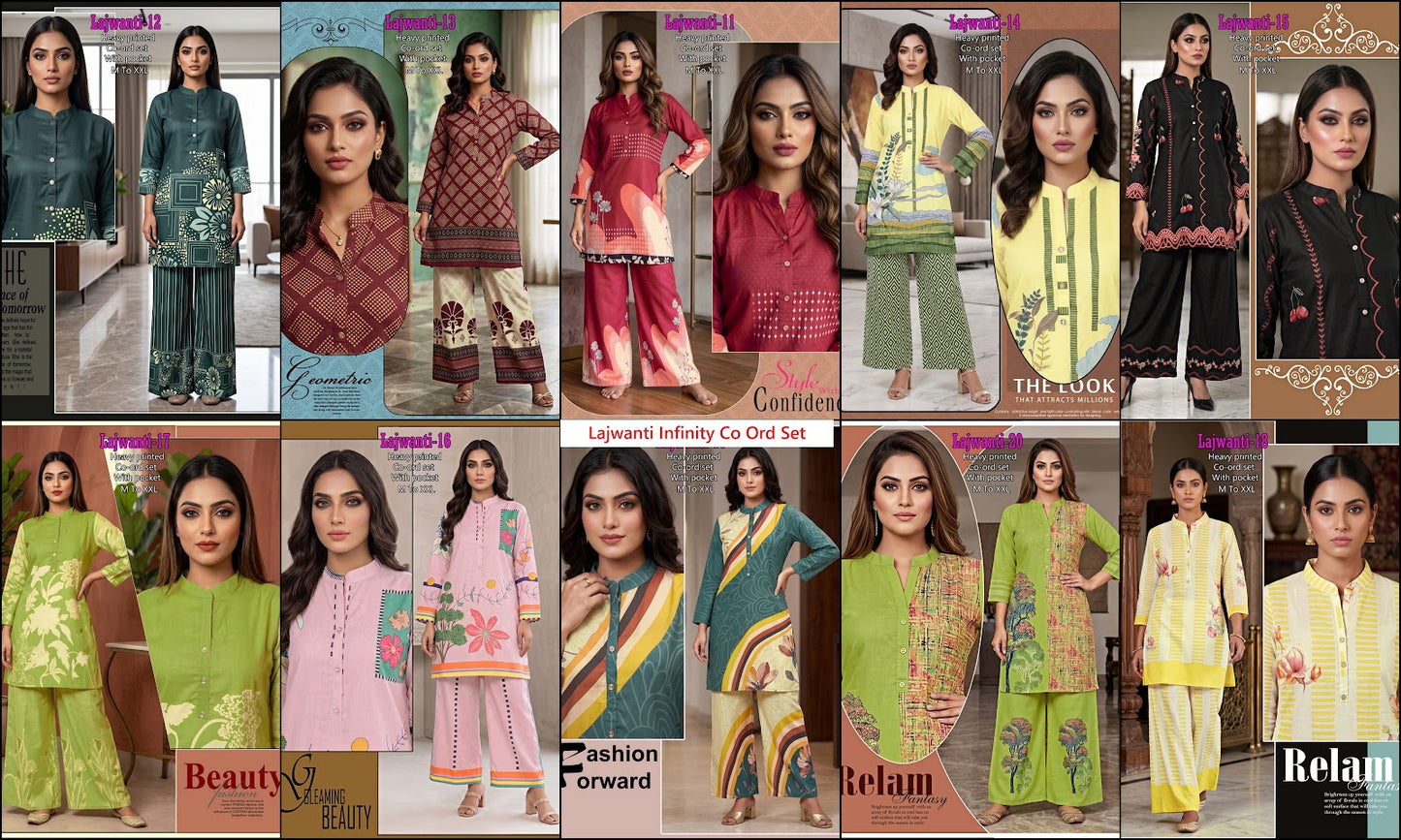 Lajwanti Infinity Co Ord Set Supplier
