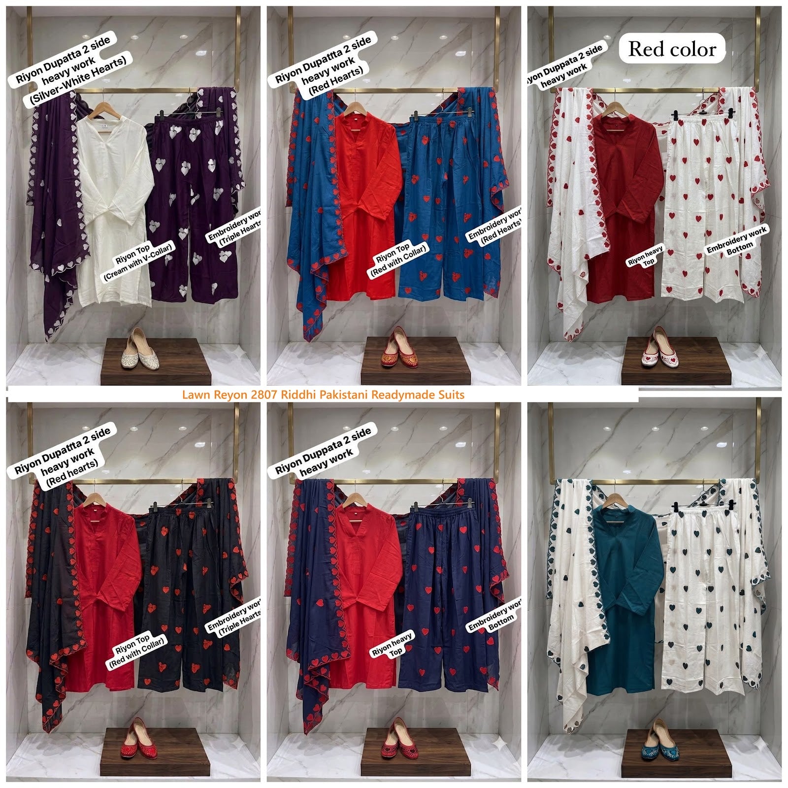 Lawn Reyon 2807 Riddhi Cotton Pakistani Readymade Suits Exporter