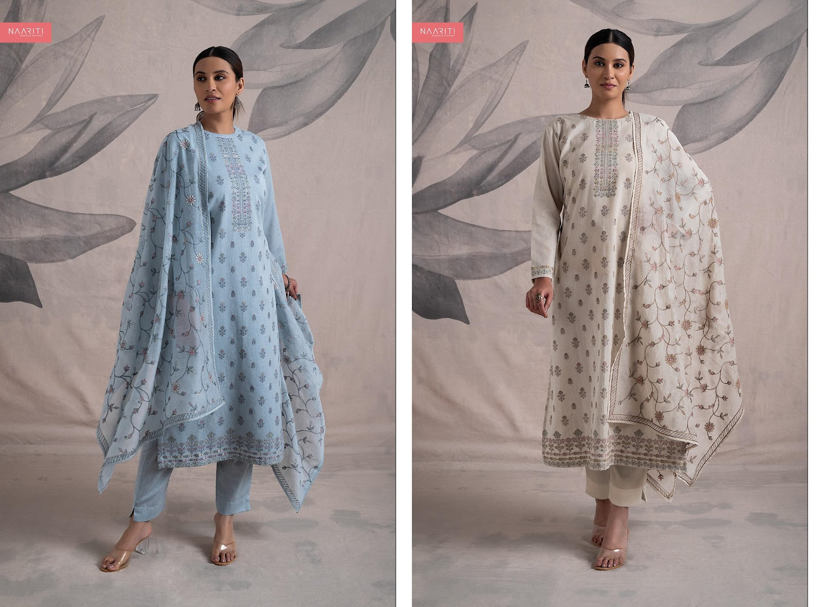 Liasa Naariti Organic Cotton Pant Style Suits Supplier Ahmedabad
