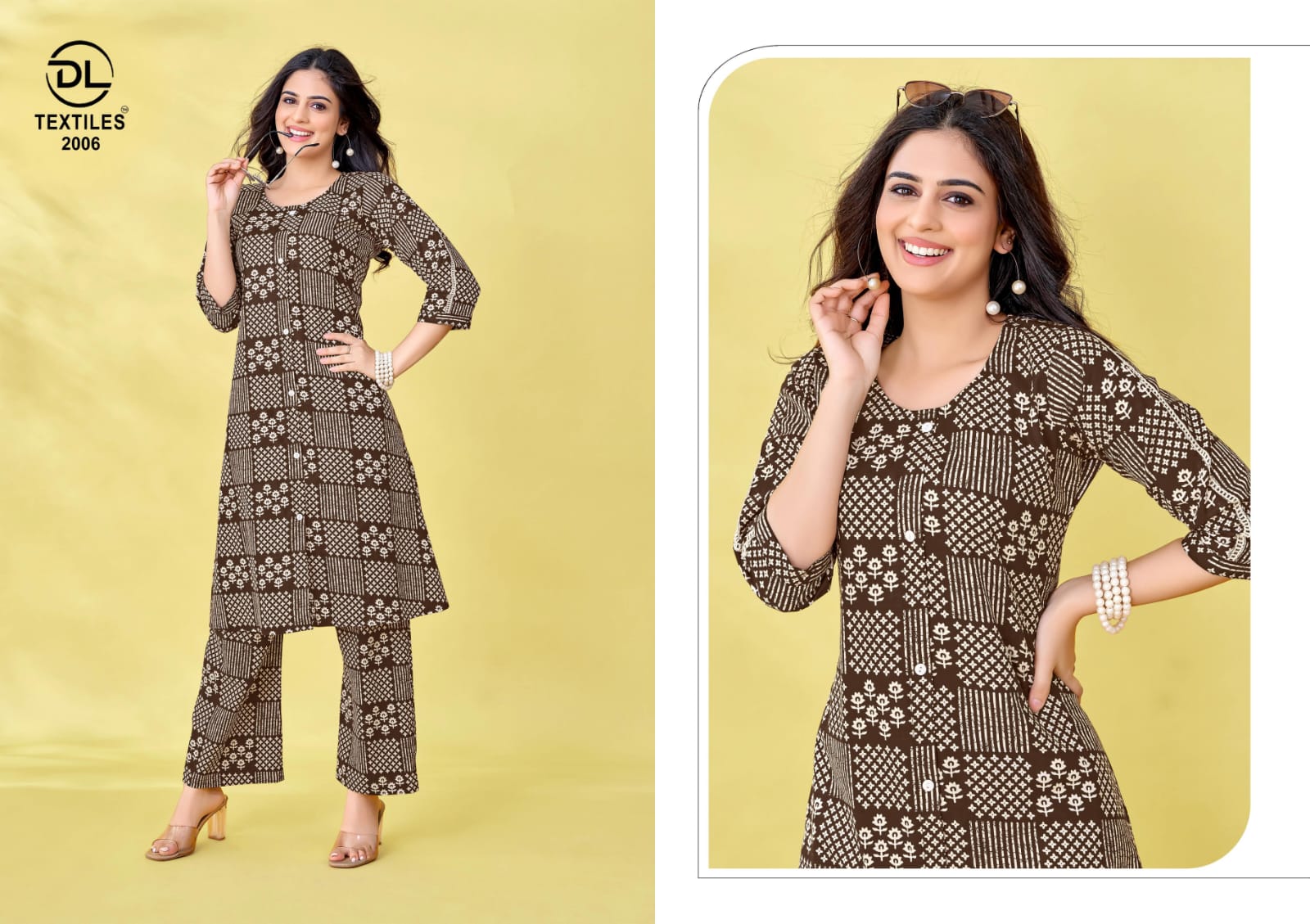 A Line Vol 2 Dl Poplin Co Ord Set Exporter – Kavya Style Plus