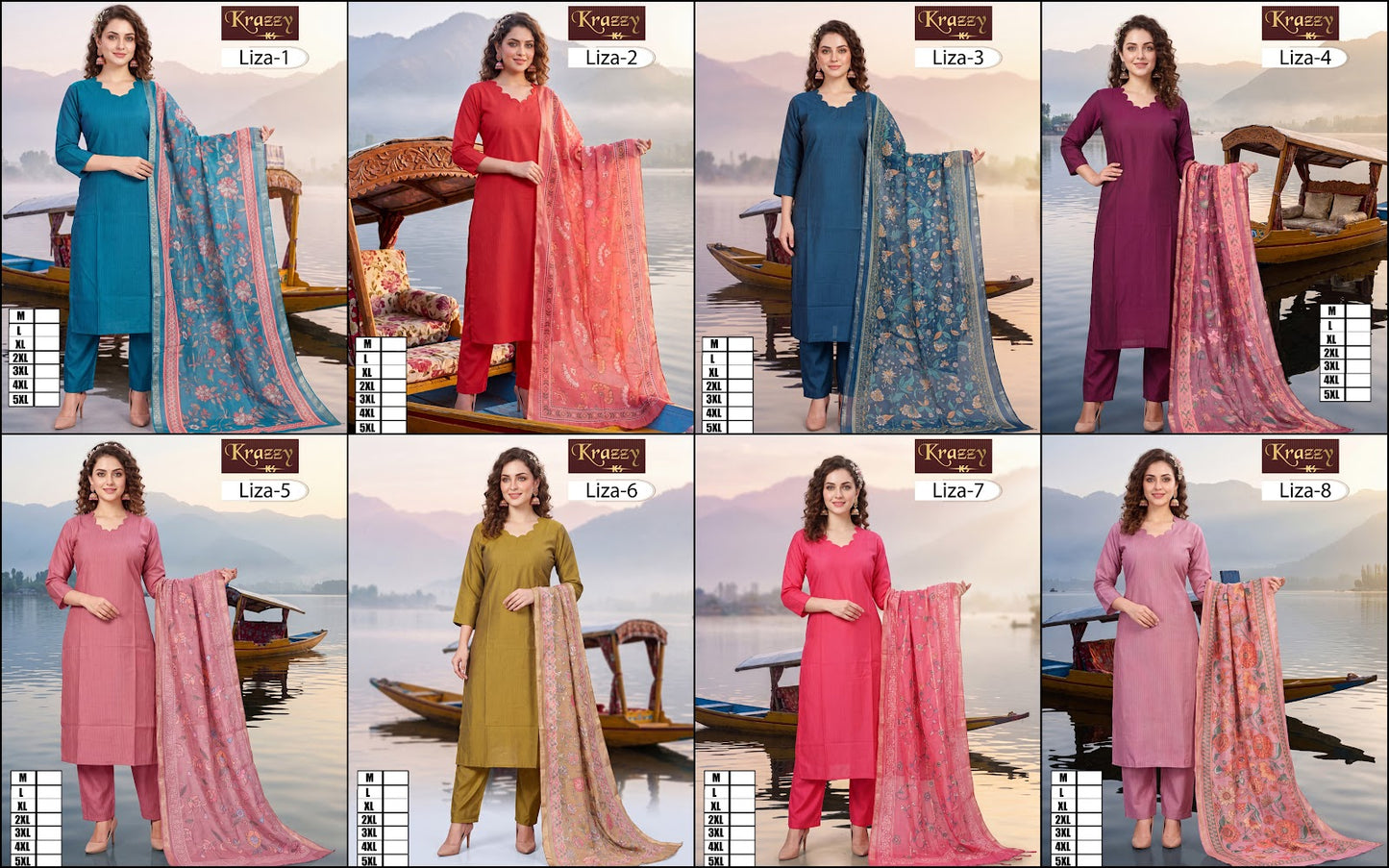 Liza Plain Krazzy Kanha Fancy Readymade Pant Style Suits Wholesaler India