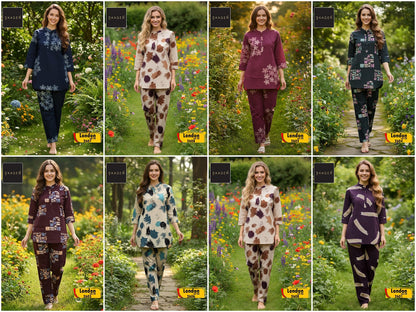 London Vol 26 Skager Rayon 22Kg Co Ord Set Exporter Ahmedabad