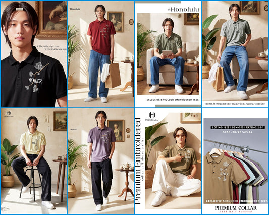 Lot No 1626 Honolulu Imported Mens Tshirts Exporter