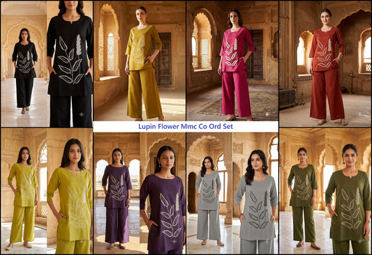 Lupin Flower Mmc Dhabu Cotton Co Ord Set Manufacturer Gujarat