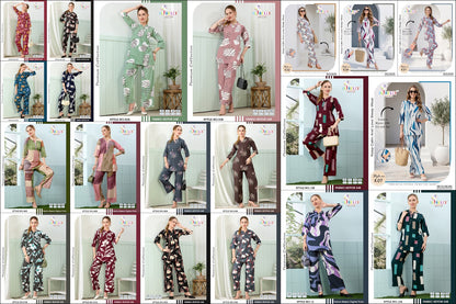 Luxury Rayon 2206 Belly Co Ord Set Exporter Ahmedabad