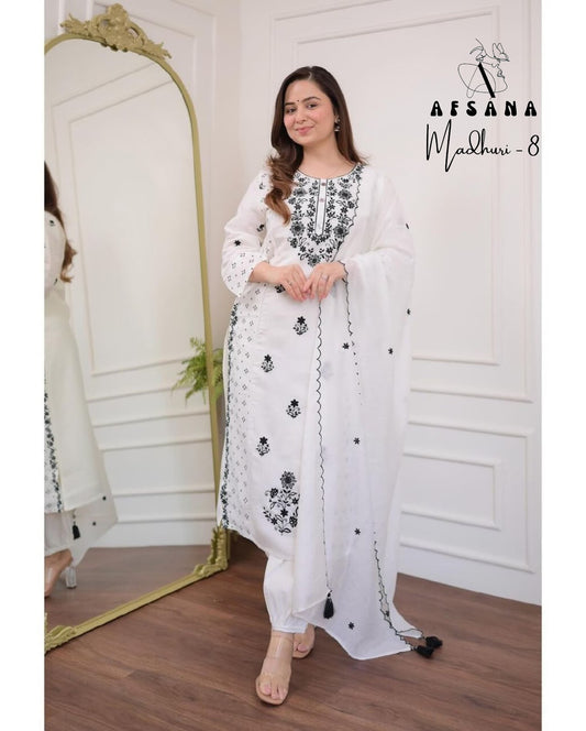 Madhuri 8 Afsana Cotton Afghani Readymade Suit Exporter India