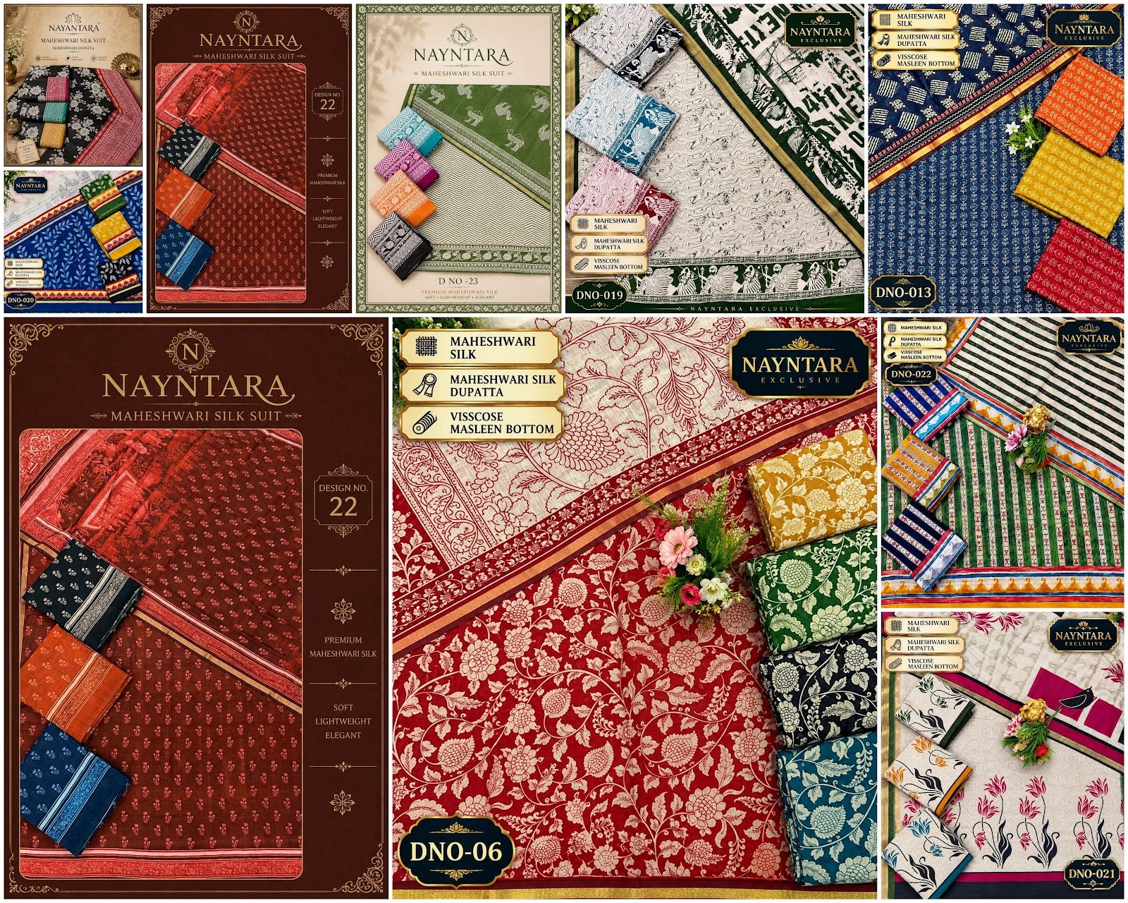 Maheshwari Silk Nayntara Salwar Suits Wholesale Rate