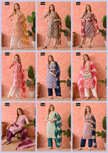 Malhari Sve Cotton Readymade Pant Style Suits Wholesale Rate