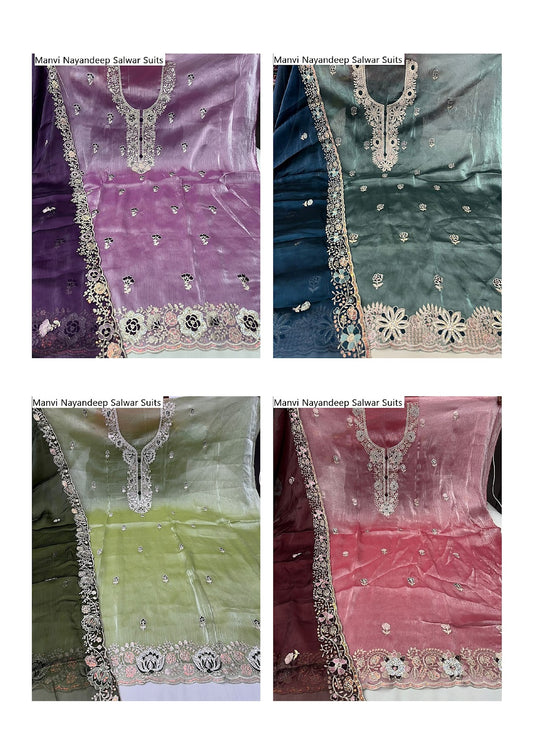 Manvi Nayandeep Burberry Salwar Suits Exporter Ahmedabad