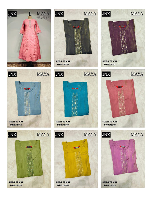 Maya Jnx Simar Anarkali Kurtis Wholesaler Gujarat