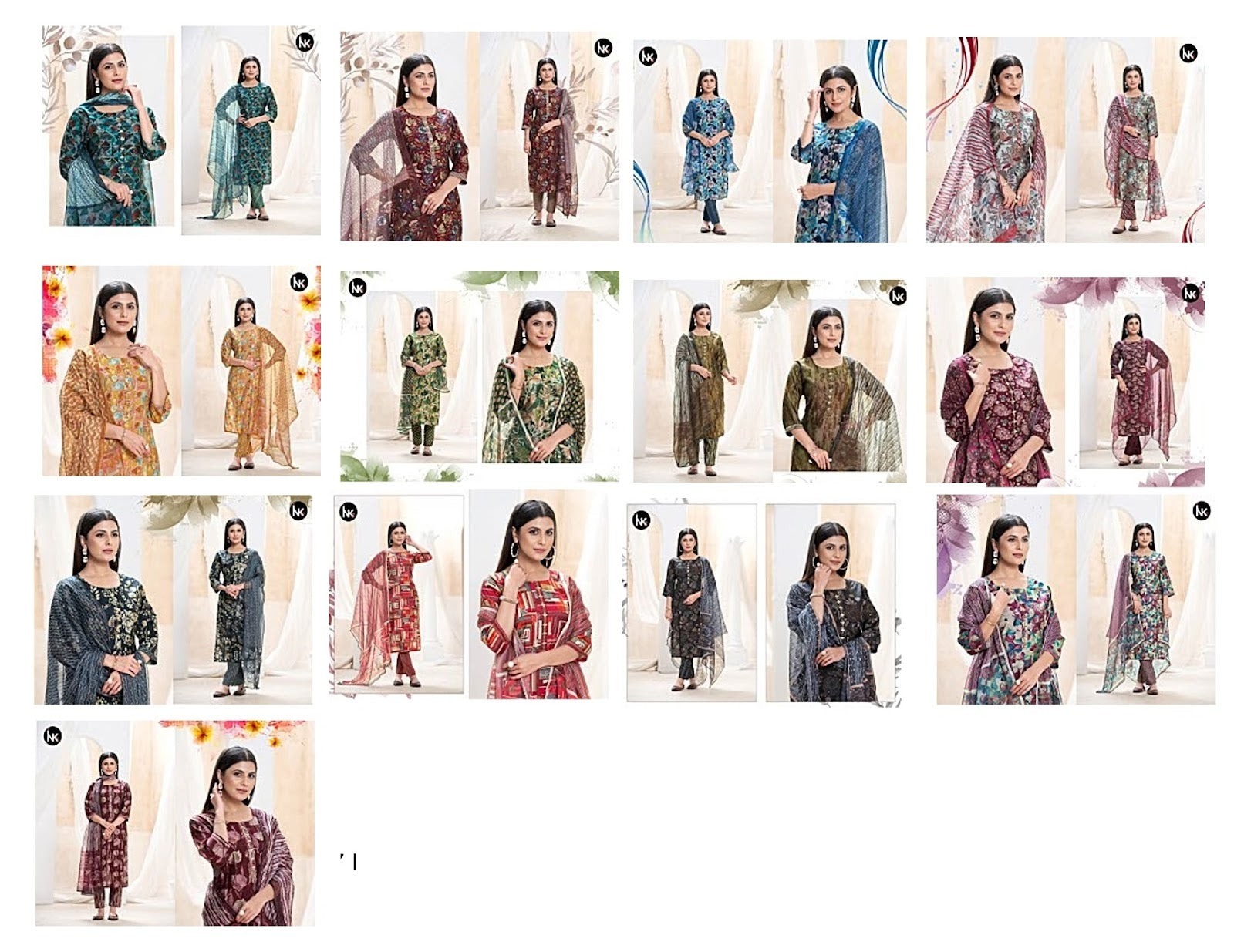 Modal Vol 37 Ink9 Readymade Pant Style Suits Wholesale Price