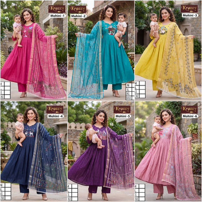 Mohini Krazzy Kanha Feeding Readymade Suit Exporter Ahmedabad
