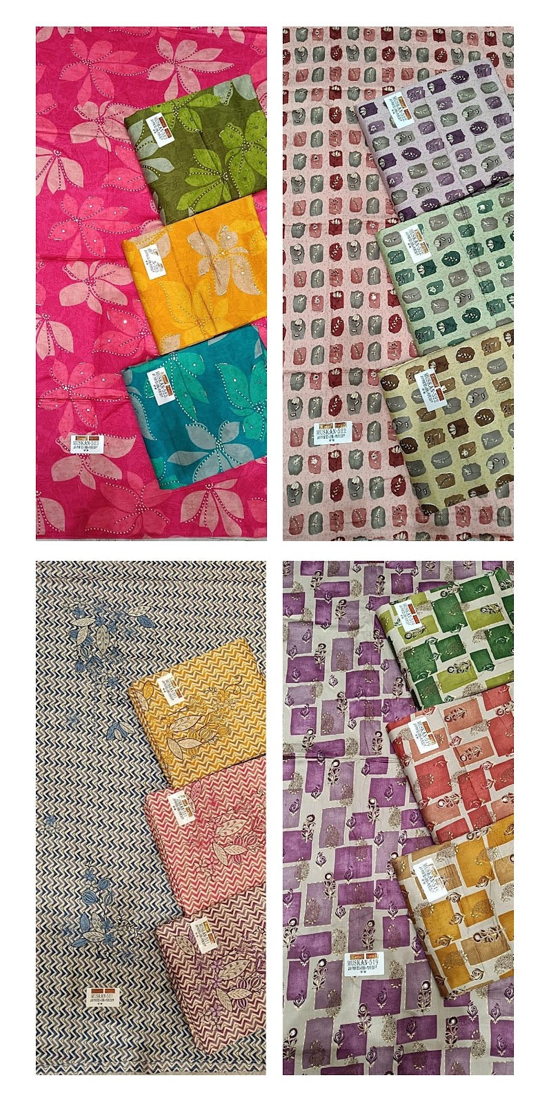 Muskan 1209 Kesar Jam Cotton Salwar Suits Wholesaler