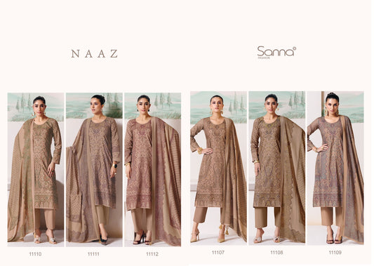 Naaz Sanna Fashion Cotton Pant Style Suits Wholesaler Gujarat
