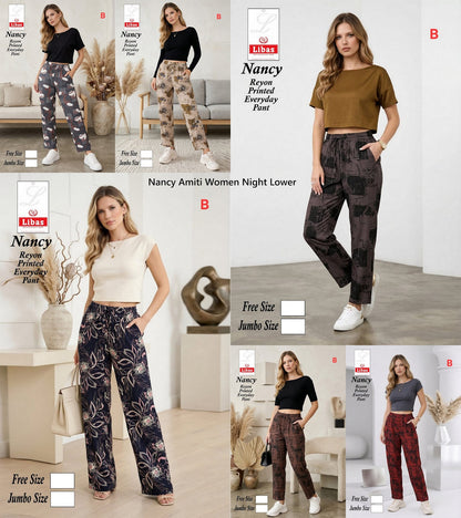 Nancy Amiti Rayon 22Kg Women Night Lower Manufacturer Ahmedabad