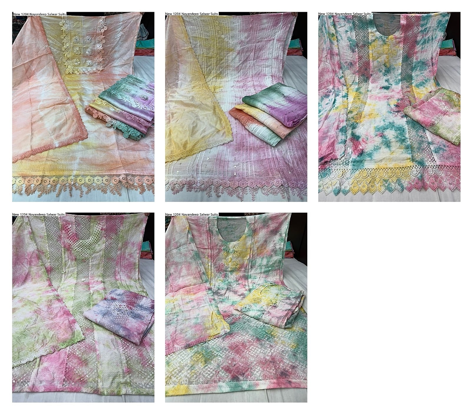 New 1204 Nayandeep Cotton Salwar Suits