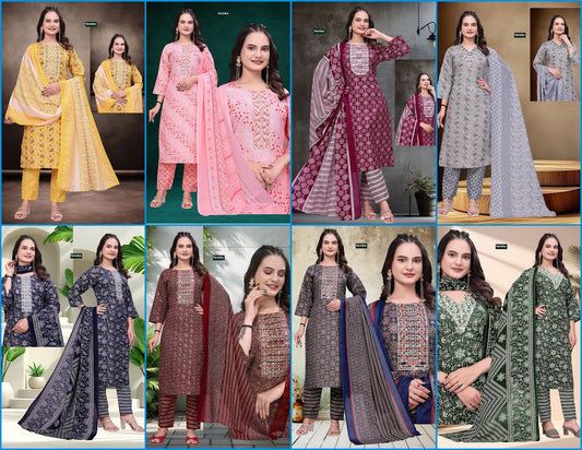 New Combo Vaniska Capsule Readymade Pant Style Suits Wholesaler
