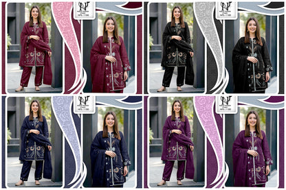 Nfs 1180 New Colors Naimat Fashion Studio Pakistani Readymade Suits Manufacturer Gujarat