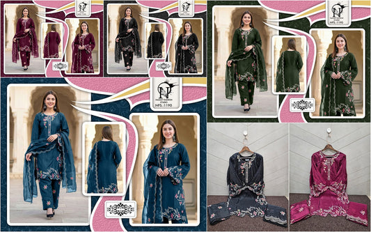 Nfs 1190 Naimat Fashion Studio Pakistani Readymade Suits Manufacturer Ahmedabad