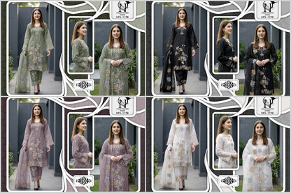 Nfs 1198 Naimat Fashion Studio Pakistani Readymade Suits Supplier India