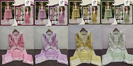 Nfs 1204 Naimat Fashion Studio Pakistani Readymade Suits Supplier Ahmedabad