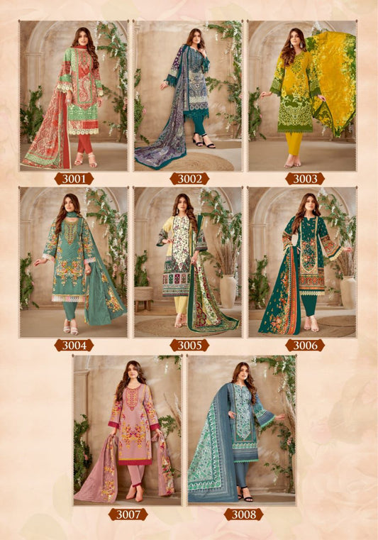 Nigar Vol 3 Mayur Creation Lawn Cotton Karachi Salwar Suits Wholesale Rate