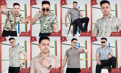 Nj 1009 Nova Jeans Imported Mens Tshirts Wholesaler