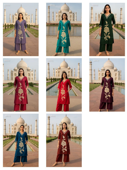 Orchid Flower Mmc Vatican Co Ord Set Manufacturer