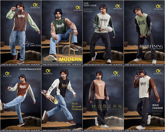 Ox 46 Full Sleeves Onexo Cotton Mens Tshirts Manufacturer