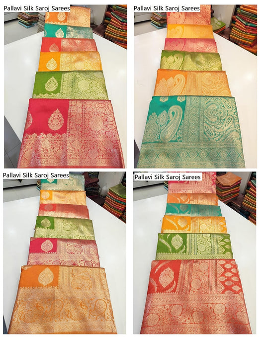 Pallavi Silk Saroj Sarees Wholesale Price