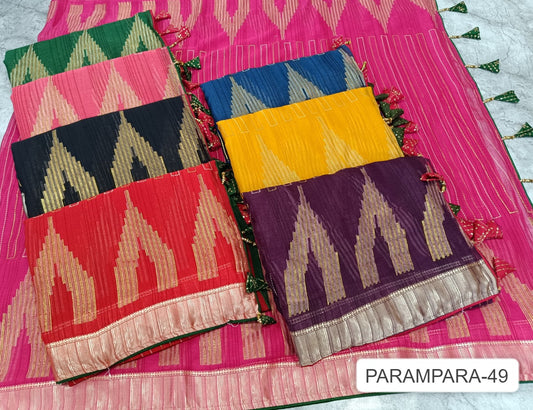 Parampara 49 Kalpveli Moss Sarees Manufacturer India