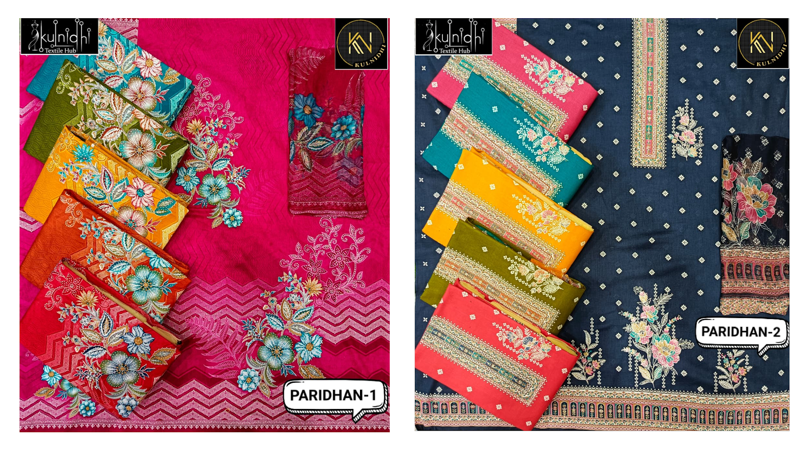 Paridhan Kulnidhi Cambric Salwar Suits Exporter India