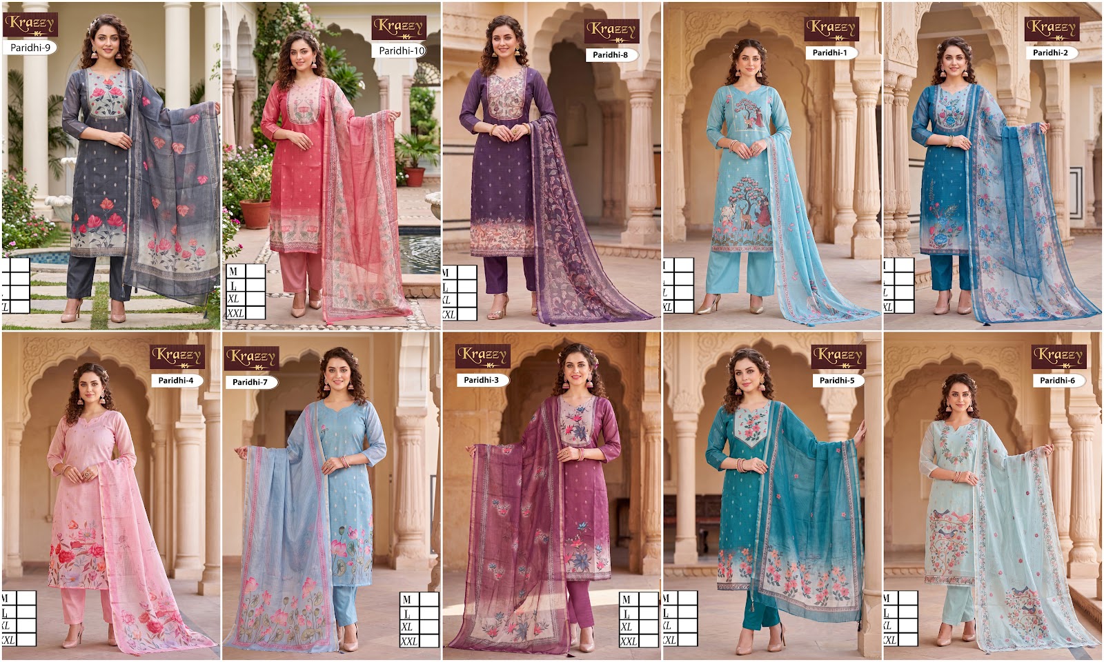 Paridhi Krazzy Kanha Readymade Pant Style Suits Manufacturer India