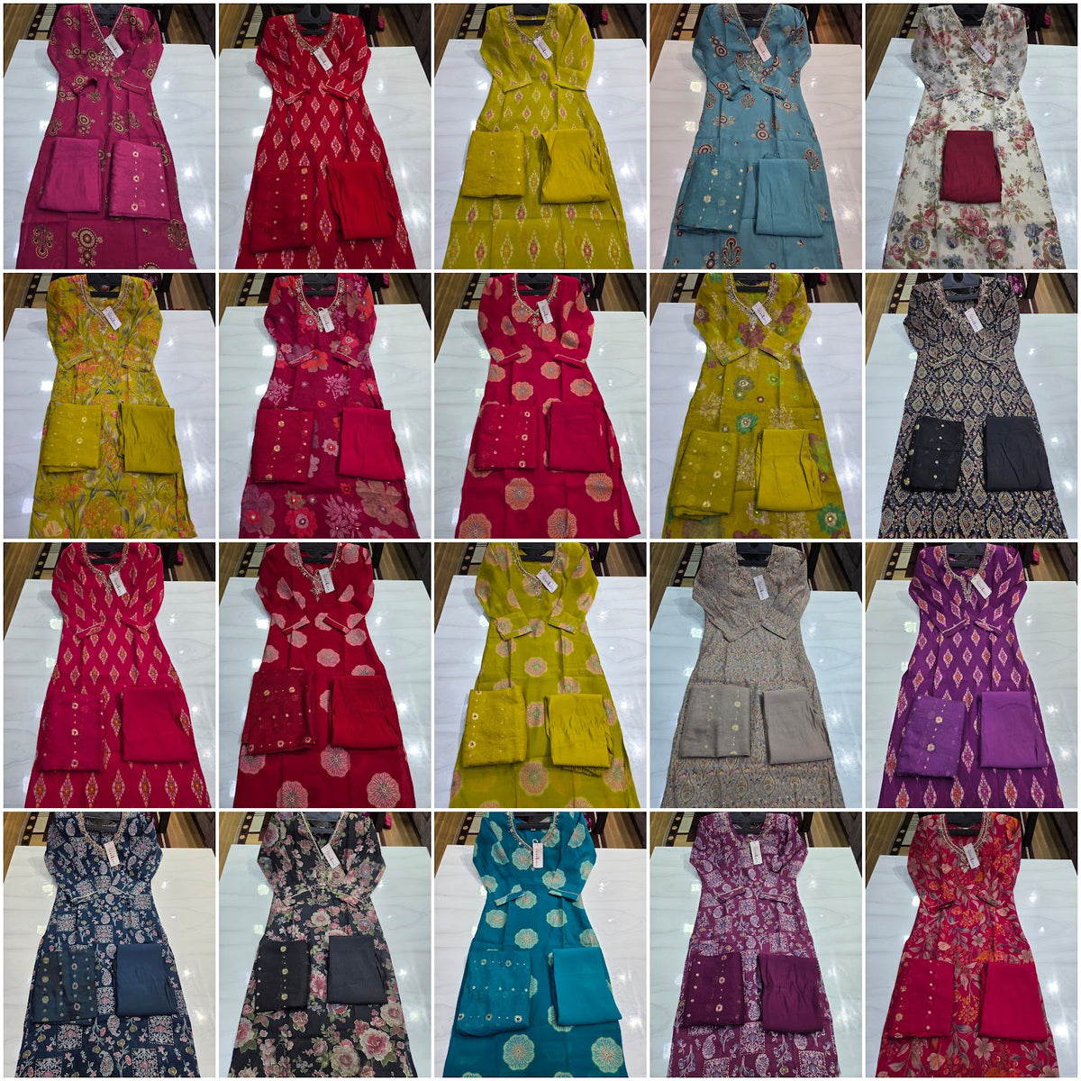Petals Series Dveeja Fashion Chanderi Readymade Pant Style Suits Exporter