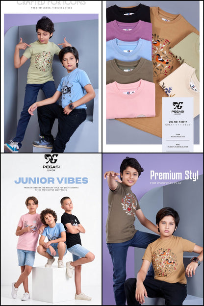 Pj0017 Pegasi Fancy Boys Tshirt Exporter