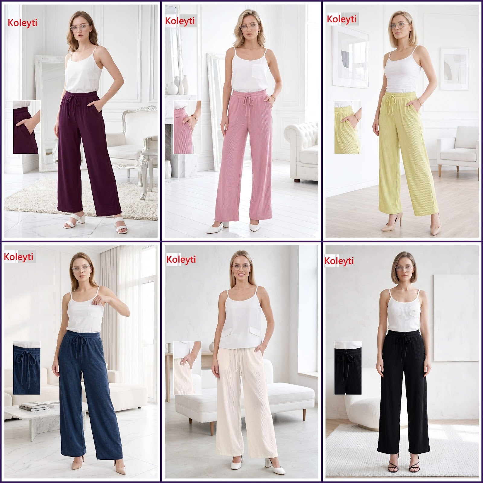 Plain 070526 Plazzo Koleyti Women Pants Wholesale Rate