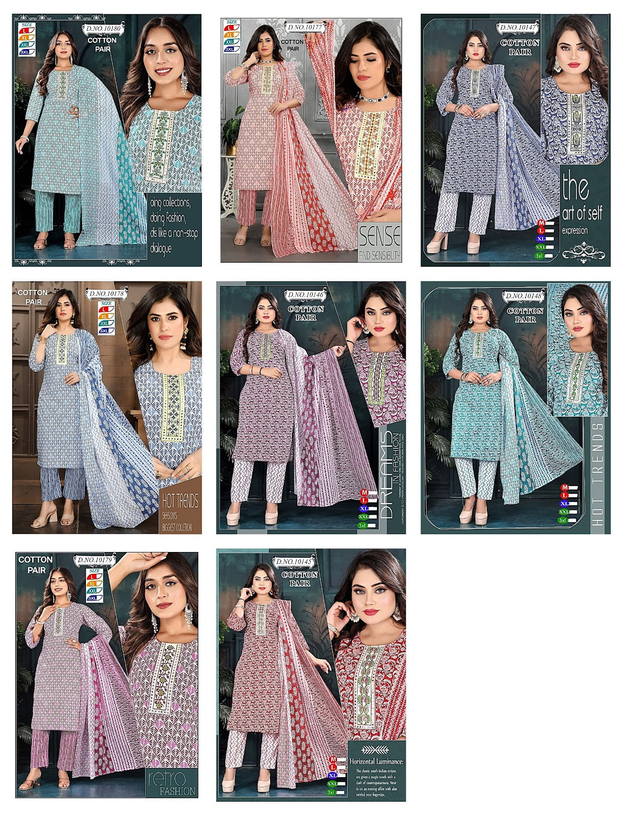 Plus Size Cottton Mmc Readymade Pant Style Suits Wholesale Price
