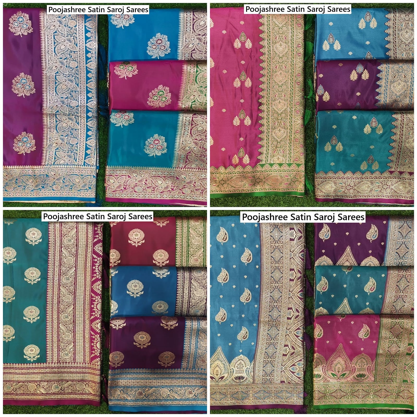 Poojashree Satin Saroj Sarees Wholesale Price