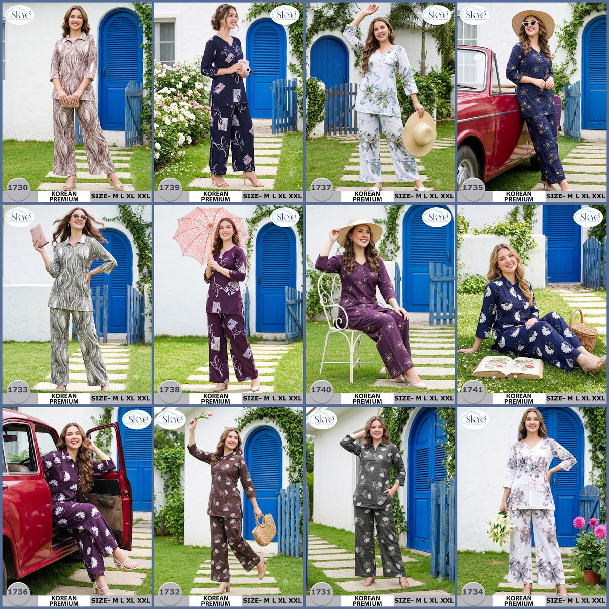 Premium Korean 2109 Skye Co Ord Set Exporter