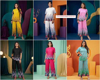 Print 220626 Koleyti Co Ord Set Wholesaler India