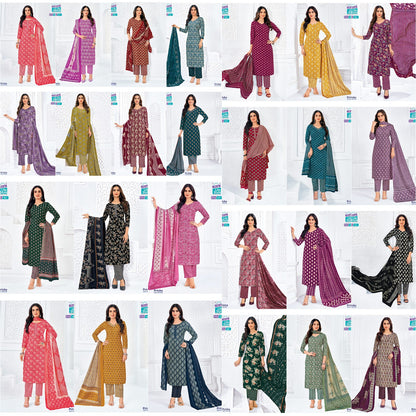 Prisha Vol 7 Mcm Lifestyle Readymade Cotton Pant Suits Wholesaler India